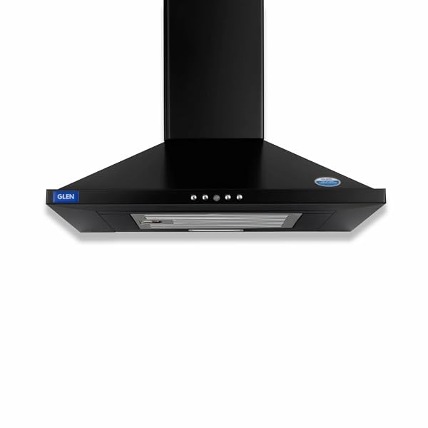 Glen Hood Aqua 60cm Pyramid Shape Kitchen Chimney | 1000 m³/hr Suction | Baffle Filter | P Amazon sale