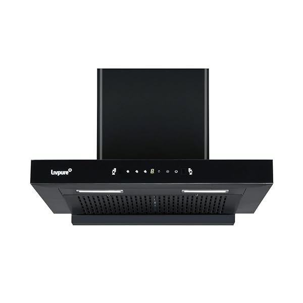 Livpure Fenix 90 cm | T-Shape Chimney | 1400 m³/hr Suction | Filterless | Touch & Gesture Amazon sale