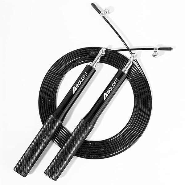 Boldfit Aluminium Skipping Rope for Men and Women Jumping Rope With Adjustable Height Spee Amazon sale