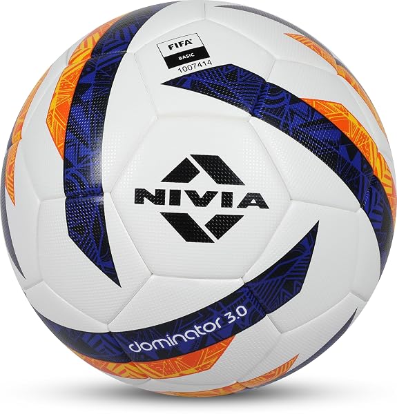 Nivia Dominator 3.0 Football, Match Ball, 32 Panels, Durable & Soft PU Leather, Butyl Fabr Amazon sale