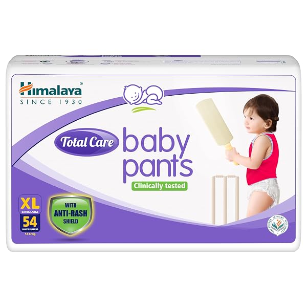 Himalaya Total Care Baby Pants Diaper | Size XL (Extra Large) 54 Count | Pack of 1 | 12-17 Amazon sale