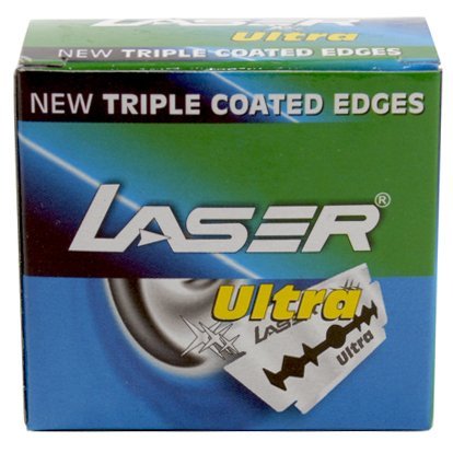 Laser Shaving Men 50 Count Laser Ultra Double Edge Safety Razor Blades With Triple Coated Amazon sale