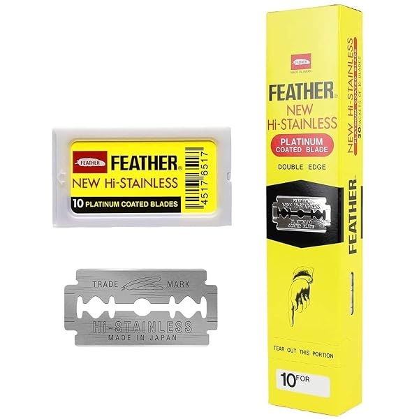 Feather Razor Blades New Hi-Stainless Double Edge, 200 Count Amazon sale