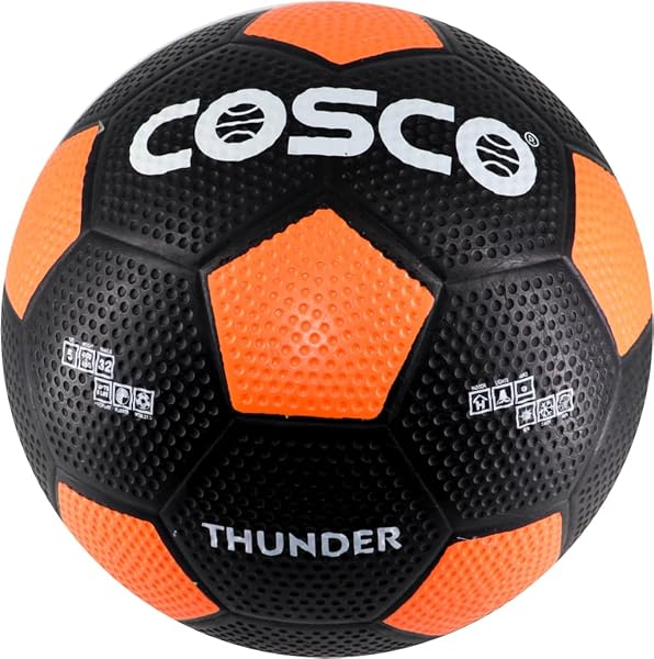 Cosco Rubber 14051 Thunder Rubber Football, Size 5, Amazon sale