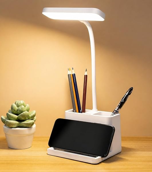 SaleOn LED Study Table Lamp for Students, 6 Month Warranty, Rechargeable Desk Lamp with To Amazon sale