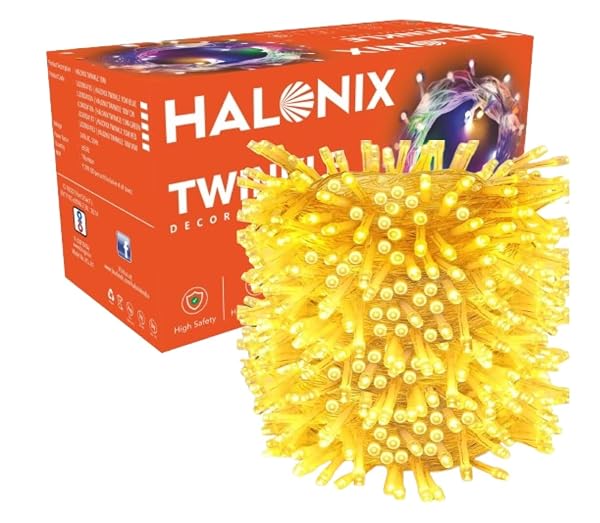 Halonix Twinkle 32 Feet Yellow 46 LED Decorative Light Amazon sale