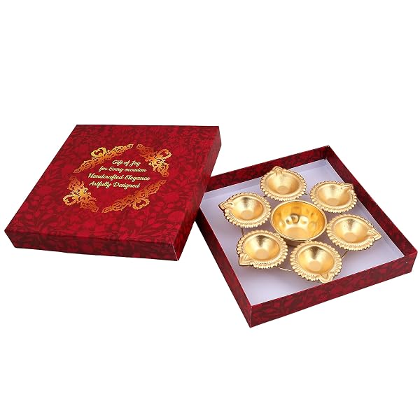 R Ayurveda Copper Diya Shape Iron Flower Decorative Urli for Home Amazon sale