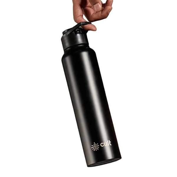 CULT Steel Water Bottle 1 Ltr – Stainless Steel Water Bottle for School Kids, Men & Women Amazon sale