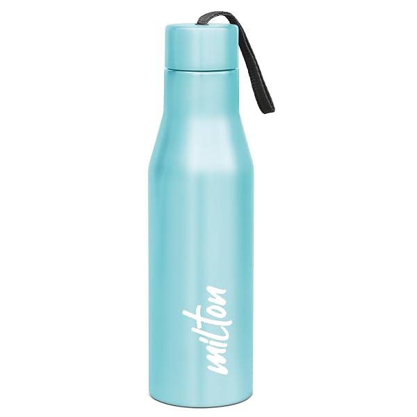 MILTON Super 1000 Stainless Steel Water Bottle 1 ltr, Single Walled, ISI Certified I Leak Amazon sale
