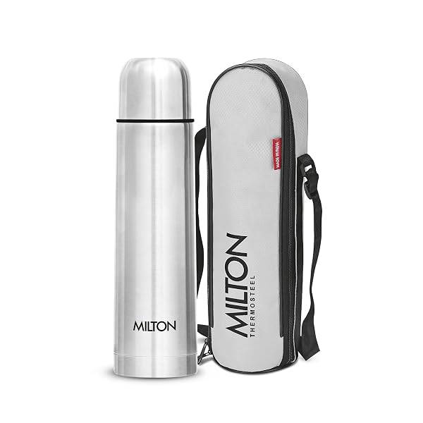 Milton Flip Lid 500 Thermosteel Water Bottle 500 ml, 24 Hr Hot and Cold I Leak Proof Lid w Amazon sale