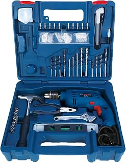 BOSCH GSB 10 RE Corded-Electric Tool Kit | 100-piece Tools Box Kit | Power Supply 500W | I Amazon sale