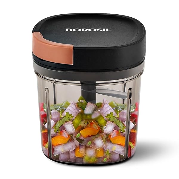 Borosil EazyPull Chopper with 6 Blades, Pull Chopper with Durable String, Mini Chopper for Amazon sale