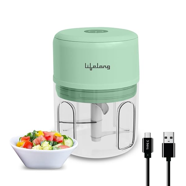 Lifelong USB Rechargeable Wireless Electric Chopper for Kitchen 30 Watts with Stainless St Amazon sale