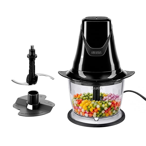 Sujata Chopcraft Electric Chopper 900ml, Vegetable Chopper for Kitchen | Dual Speed | 3200 Amazon sale