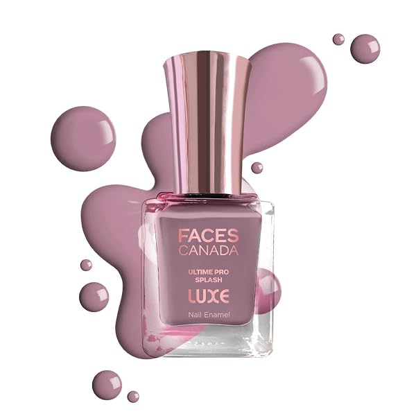 FACESCANADA Ultime Pro Splash Luxe Nail Enamel - Heliotrope (L13), 12ml | Glossy Finish | Amazon sale