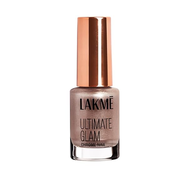 Lakme Chrome Nail Paint, Champagne 6ml Liquid Amazon sale