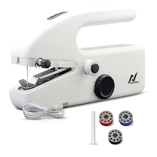 Nexlev Portable Sewing Machine| 2 Speed Settings| Cordless| Battery operated| USB Type C c Amazon sale