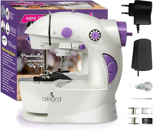 Akiara - Makes Life Easy Tailoring Mini Sewing Machine for Home Tailoring Use | Mini Silai Amazon sale