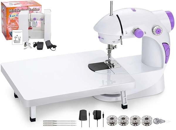 Electric Sewing Machine With Table Set, Mini Silai Machine For Home Tailoring, Stitching M Amazon sale