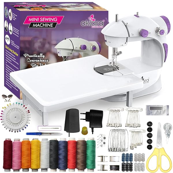 Akiara Mini Sewing Machine Electric | Portable Sewing Machine for Home Stitching machine f Amazon sale