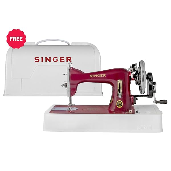 SINGER Solo Red Straight Stitch Hand Sewing Machine with Free Body Cover | 850 SPM | Heavy Amazon sale