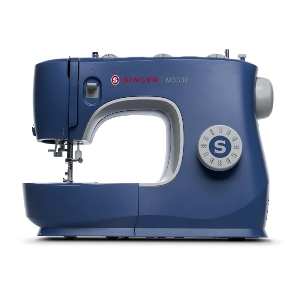 SINGER M3330 Making The Cut Sewing Machine with 97 Stitch Application (Metallic Blue), 70w Amazon sale