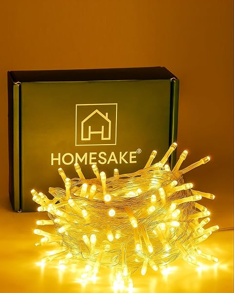 Homesake® 36 Feet Long 40 LED Power Pixel Serial String light Fairy Lights, Plug Sourced, Amazon sale