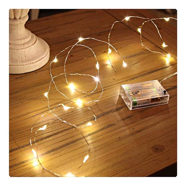 MoonlitDreams 30 LED 3 Meter Waterproof Copper Wire Fairy String Lights Battery Powered fo Amazon sale
