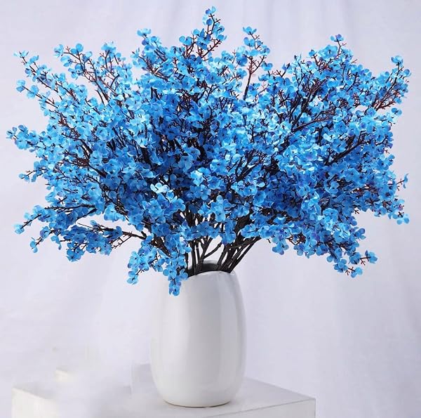 SATYAM KRAFT 1 Bunch Artificial Babys Breath Gypsophila Flowers Bunch | Fabric Bouquet for Amazon sale