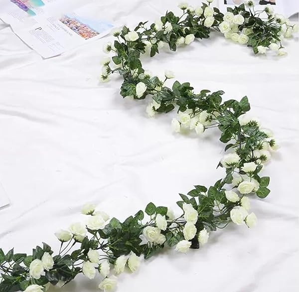 VRB Dec 1 Pcs Artificial Flower Vine Garlands Hanging Artificial Flowers for Decoration Sm Amazon sale
