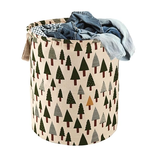 Kuber Industries Cotton 60 LTR Foldable & Portable Laundry Basket for Clothes with Carry H Amazon sale