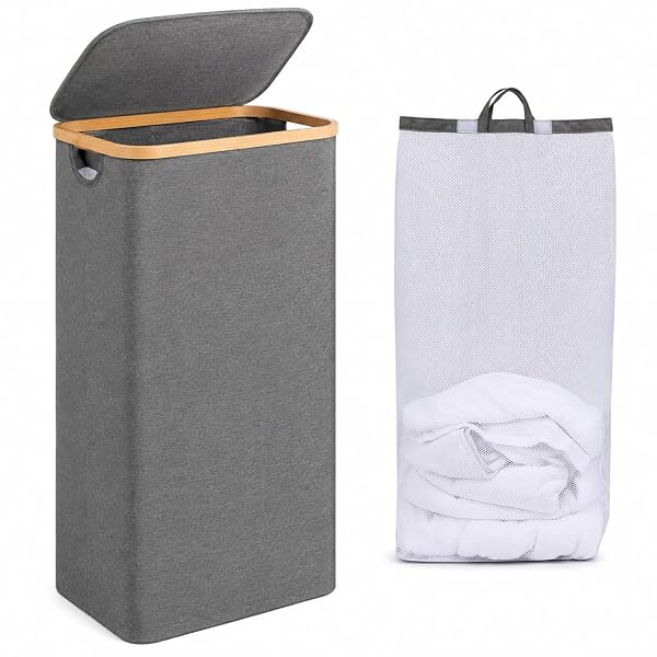 Zollyss Laundry Bag for Clothes | 100L Foldable Laundry Basket for Clothes with Lid | Remo Amazon sale