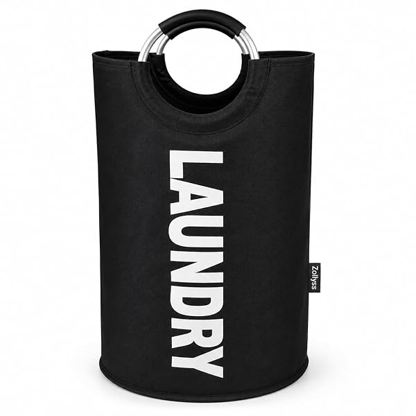Zollyss 90L Foldable Laundry Basket with Handles | Large Laundry Bag for Clothes | Water R Amazon sale