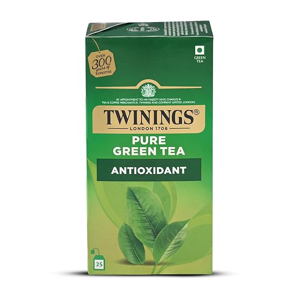 Twinings Pure Green Tea, 25 Tea Bags| Pack of 1| Perfectly Balanced & Refreshing Taste| Ha Amazon India sale