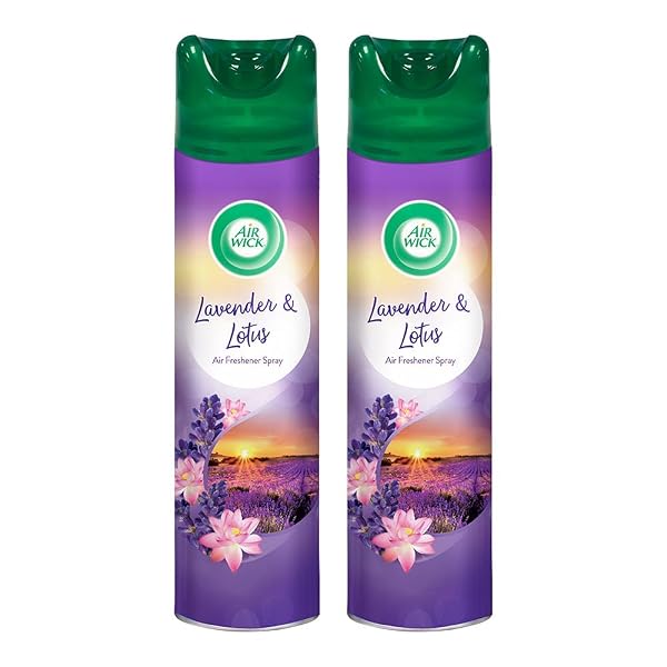 Air Wick 245 ml (Pack of 2) - Lavender & Lotus Blossom, Room Air Freshener Spray | Works a Amazon India sale