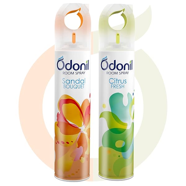 Odonil Room Air Freshener Spray - 440ml Combo (Pack of 2, 220ml each) | Sandal Bouquet & C Amazon India sale