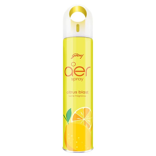Godrej aer Spray | Room Freshener for Home & Office - Citrus Blast (180 ml) | Long-Lasting Amazon India sale