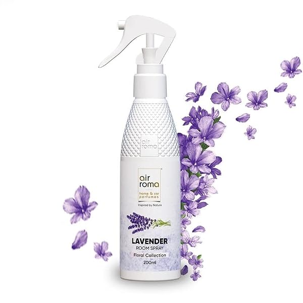 AIR-ROMA Lavender Air Freshener Spray (200ml) | Long-Lasting Odour Eliminator for Home, Ho Amazon India sale
