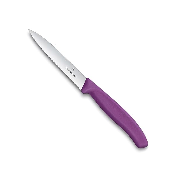 Victorinox Swiss Made Stainless Steel Swiss Classic Paring Knife, 10 cm, Serrated Edge wit Amazon sale