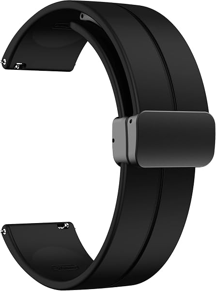 22 mm Silicone Magnetic Watch Straps Belt Band Compatible with Noise ColorFit Ultra/Ultra Amazon sale