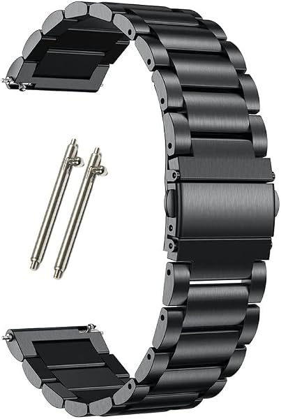 ADAMO Stainless Steel Strap Heavy Metal Chain Band for Men and Women with Matte Polish and Amazon sale