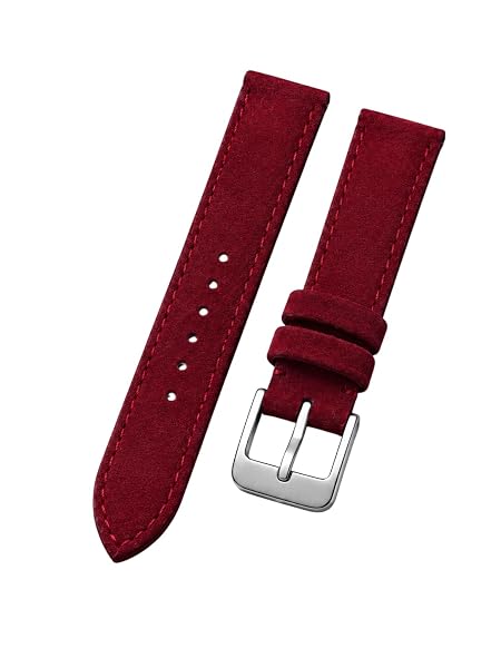 Premium Suede Leather Watch Strap for Men & Women, Soft Suede Replacement Watch Band, Comp Amazon sale