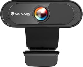 LAPCARE Lapcam HD 720M P, Noise Isolated Microphone with Computer HD stremaing Web cam for Amazon sale