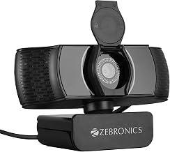 ZEBRONICS Pure Plus 4K Webcam, 3840 x 2160 (4K UHD), 30 FPS, Auto (Focus + White Balance + Amazon sale
