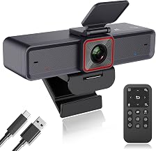 Angetube 4K Webcam for pc,AI Tracking,Remote Control 4K Web Camera/10X Zoom 1080P 60fps We Amazon sale