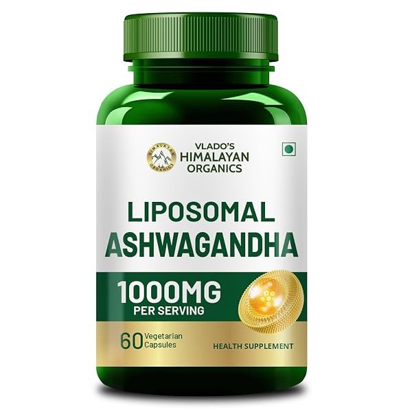 Vlado's Himalayan Organics Liposomal Ashwagandha 1000mg/ Serving I Clinically Proven 100% Pu Amazon sale