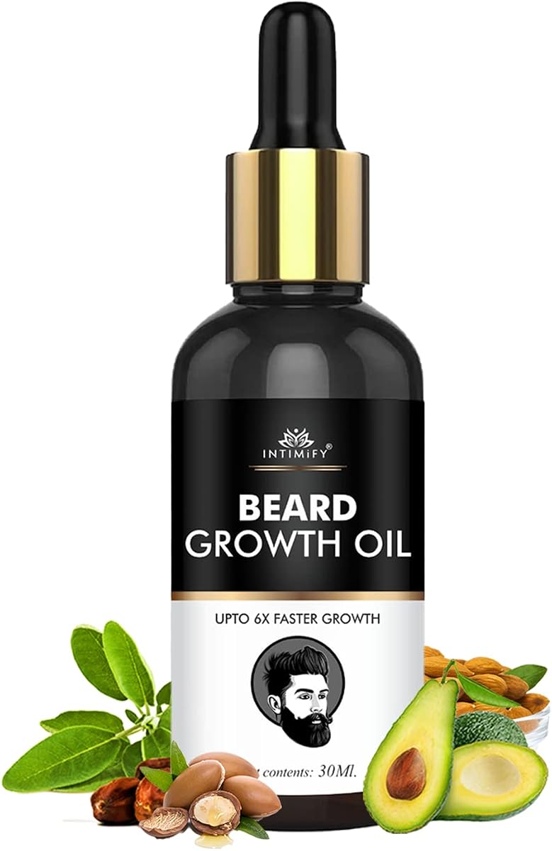 INTIMIFY Beard Growth Oil, For Thicker & Longer Beard, Enriched with Natural Herbs- 30 ml Amazon sale