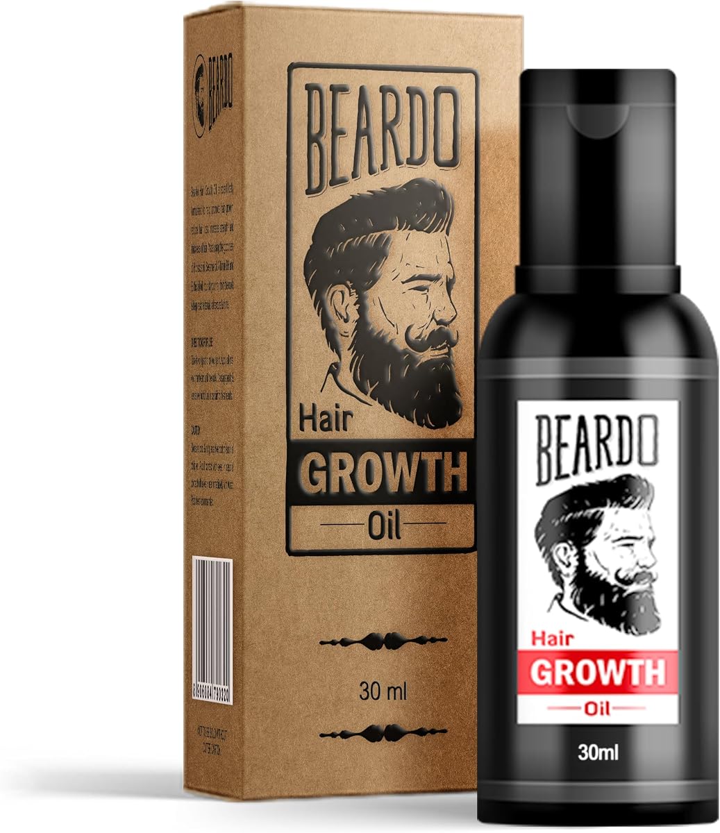 BEARDO Beard & Hair Growth Oil, 30ml | Natural Hair Oil for Thicker & Longer Beard | Uneve Amazon sale