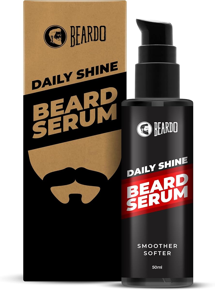 BEARDO Beard Serum, 50 ml | Daily use beard serum for men | Softens and Smoothens Rough Be Amazon sale