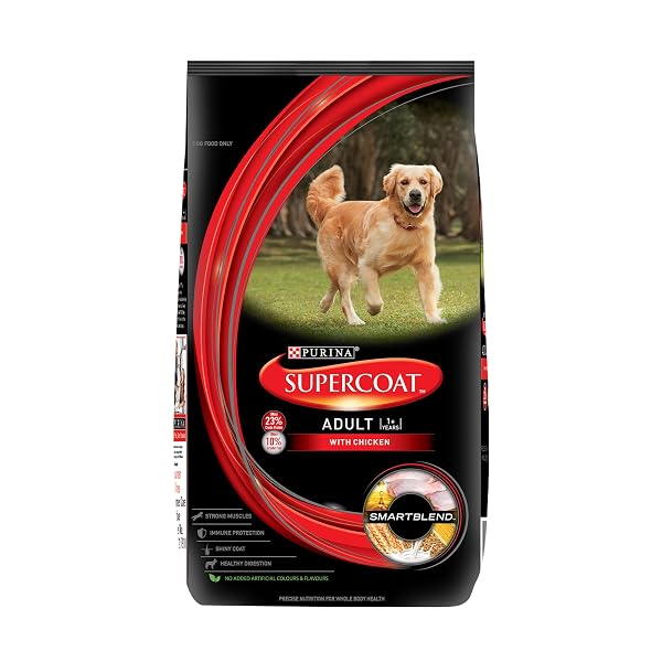 Purina Supercoat, Dry Food for Adult Dogs, Chicken, 2.5kg Pack With Chicken, Protein Rich, Amazon sale